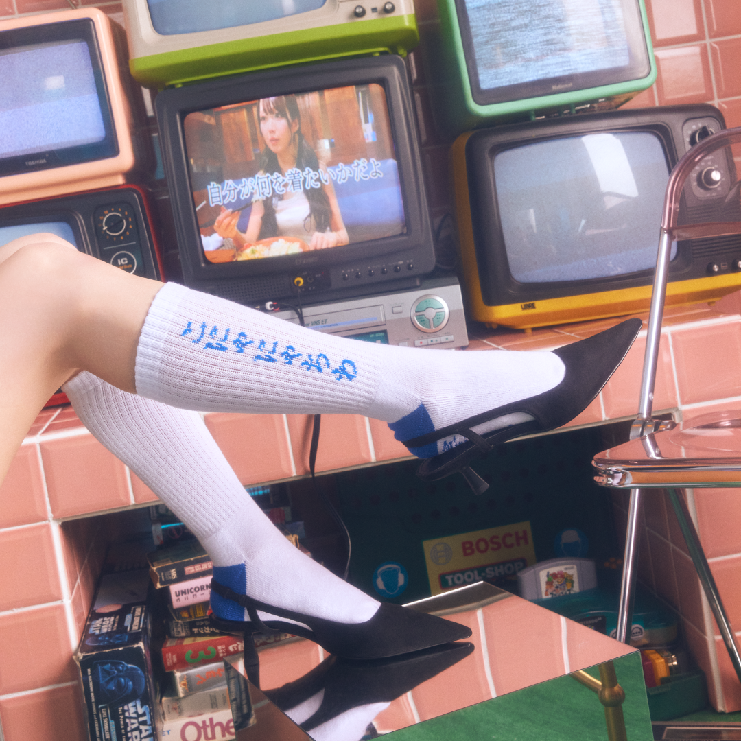みり申靴下-こにゃにゃちわver.-